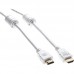 Кабель HDMI 19M/M ver 2.0, 1.8М, белый  Aopen/Qust ACG711DW-1.8M