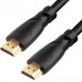 Кабель GCR  Premium 1.8m HDMI 2.0, HDR, Ultra HD 4K60 Hz/ 5K30Hz, 3D, Ethernet 18.0 Гбит/с, OD8.0mm, 28/26 AWG, черный