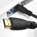 Кабель GCR  Premium 1.8m HDMI 2.0, HDR, Ultra HD 4K60 Hz/ 5K30Hz, 3D, Ethernet 18.0 Гбит/с, OD8.0mm, 28/26 AWG, черный