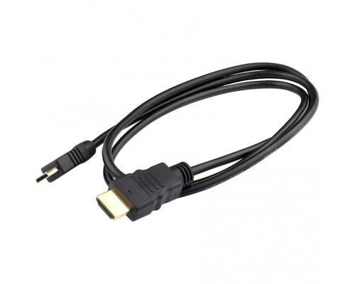 Кабель HDMI A/C 5 m (HDMI = miniHDMI, 2 феррита, блистер)