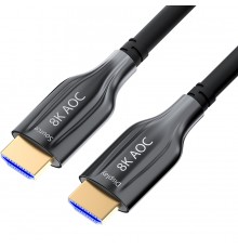 Кабель GCR  100.0m оптический HDMI 2.1 8K 60Hz, 4K 120Hz, 4:4:4, высокоскоростной 48.0 Гбит/с, 3D                                                                                                                                                         