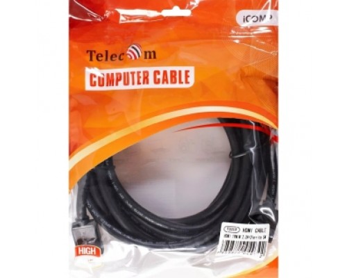 Кабель HDMI-19M --- HDMI-19M ver 2.0+3D/Ethernet ,5m, 2 фильтраTelecom TCG215F-5M