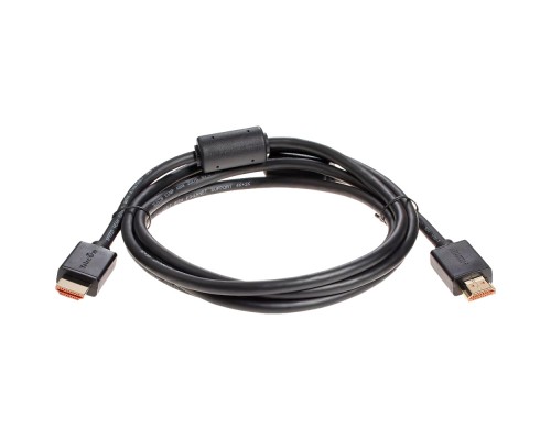 Кабель HDMI-19M --- HDMI-19M ver 2.0+3D/Ethernet ,2m, 2 фильтраTelecom TCG215F-2M