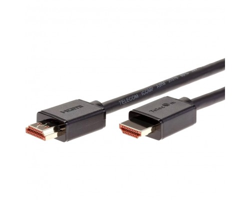 Кабель HDMI-19M --- HDMI-19M ver 2.0+3D/Ethernet ,1m Telecom TCG215-1M