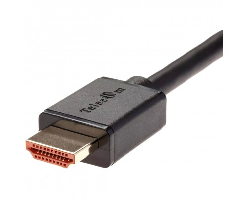 Кабель HDMI-19M --- HDMI-19M ver 2.0+3D/Ethernet ,1m Telecom TCG215-1M