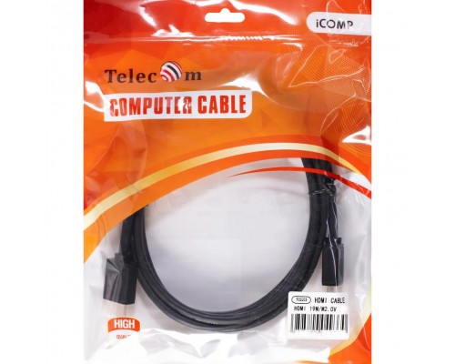 Кабель HDMI-19M --- HDMI-19M ver 2.0+3D/Ethernet ,3m Telecom TCG215-3M