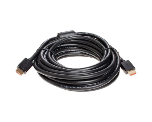 Кабель HDMI-19M --- HDMI-19M ver 2.0+3D/Ethernet ,7.5m, 2 фильтраTelecom TCG215F-7.5M