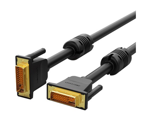 Кабель Vention DVI-D Dual link 25M/25M с ферритовым фильтром - 1.5м.