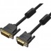 Кабель Vention DVI-I Dual link 24+5M/VGA 15M с ферритовым фильтром - 3м.