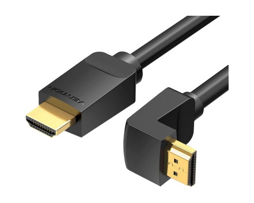 Кабель Vention HDMI High speed v2.0 with Ethernet 19M/19M угол 270 - 2м