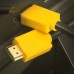 Кабель GCR  1.8m HDMI версия 1.4, черный, желтые коннекторы, OD7.3mm, 30/30 AWG, позолоченные контакты, Ethernet 10.2 Гбит/с, 3D, 4K GCR-HM440-1.8m, экран