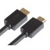 Кабель 1.0m HDMI 1.4, 30/30 AWG, позолоченные контакты, FullHD, Ethernet 10.2 Гбит/с, 3D, 4Kx2K, экран