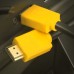 Кабель GCR  1.5m HDMI версия 1.4, черный, желтые коннекторы, OD7.3mm, 30/30 AWG, позолоченные контакты, Ethernet 10.2 Гбит/с, 3D, 4K GCR-HM440-1.5m, экран