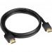 Кабель GCR  5.0m HDMI версия 1.4, черный, OD7.3mm, 30/30 AWG, позолоченные контакты, Ethernet 10.2 Гбит/с, 3D, 4K, GCR-HM410-5.0m, экран