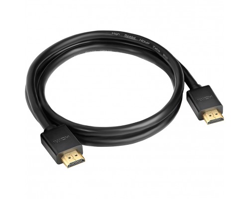 Кабель GCR  2.0m HDMI версия 1.4, черный, OD7.3mm, 30/30 AWG, позолоченные контакты, Ethernet 10.2 Гбит/с, 3D, 4K, GCR-HM410-2.0m, экран
