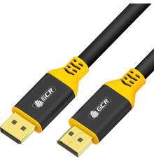 Кабель GCR  3.0m DisplayPort v1.2, черный, AL case, желтый ПВХ, 28/28 AWG, GCR-54438                                                                                                                                                                      