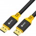 Кабель GCR  3.0m DisplayPort v1.2, черный, AL case, желтый ПВХ, 28/28 AWG, GCR-54438