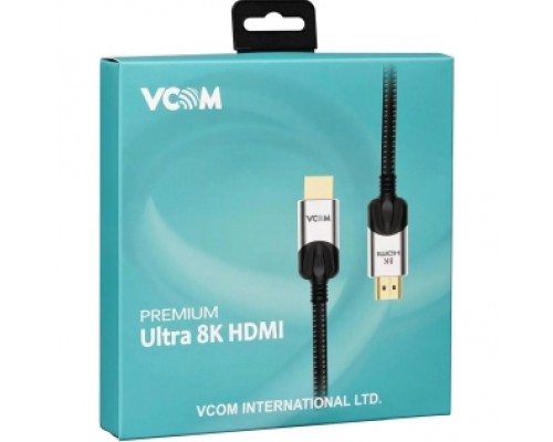 Кабель HDMI 19M/M,ver. 2.1, 8K@60 Hz 2m VCOM CG865-2M