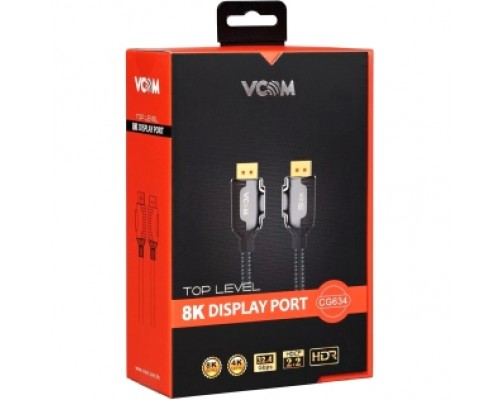 Кабель соединительный DISPLAY PORT v1.4, 8K@60Hz, 2m VCOM CG634-2M