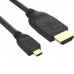 Кабель HDMI-19M --MicroHDMI-19M ver 2.0 1.8m VCOM CG587-1.8M