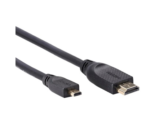 Кабель HDMI-19M --MicroHDMI-19M ver 2.0 1.8m VCOM CG587-1.8M