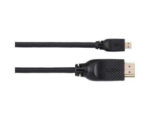 Кабель HDMI-19M --MicroHDMI-19M ver 2.0 1.8m VCOM CG587-1.8M