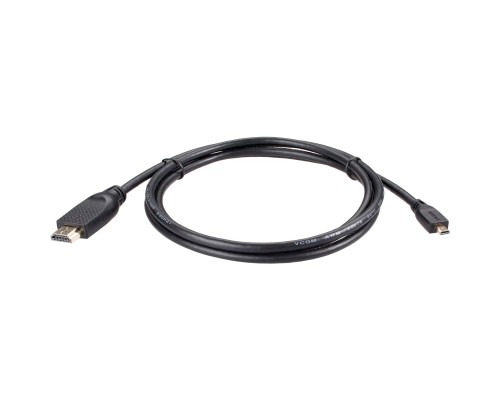 Кабель HDMI-19M --MicroHDMI-19M ver 2.0 1.8m VCOM CG587-1.8M