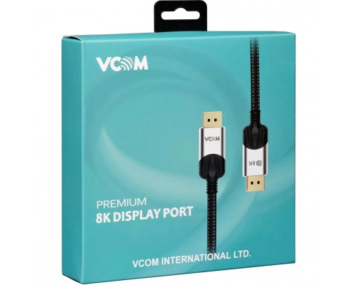 Кабель соединительный DISPLAY PORT v1.4, 8K@60Hz, 2m VCOM CG635-2M