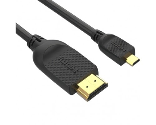 Кабель HDMI-19M --MicroHDMI-19M ver 2.0 1.5m VCOM CG587-1.5M