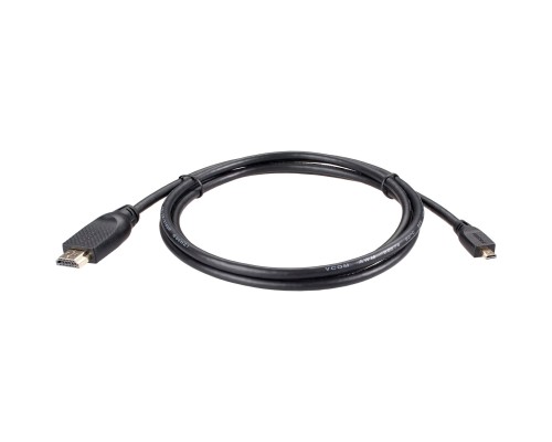 Кабель HDMI-19M --MicroHDMI-19M ver 2.0 1.5m VCOM CG587-1.5M