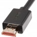 Кабель HDMI---HDMI ver 2.0 угловой коннектор 90град  3м,Telecom TCG225-3M