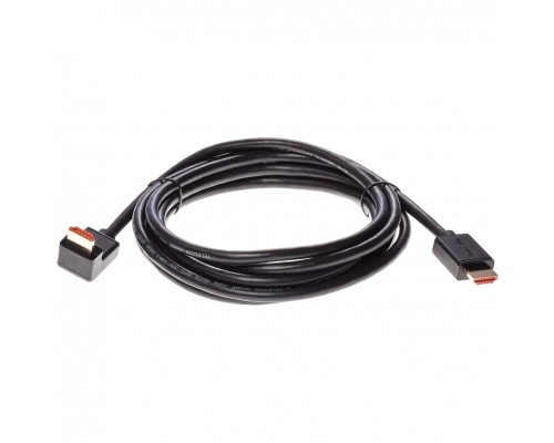 Кабель HDMI---HDMI ver 2.0 угловой коннектор 90град  3м,Telecom TCG225-3M