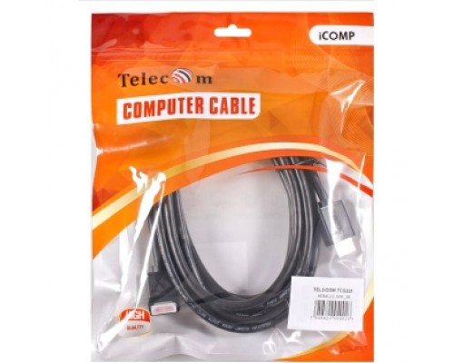 Кабель HDMI---HDMI ver 2.0 угловой коннектор 90град  3м,Telecom TCG225-3M