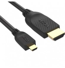 Кабель HDMI-19M --MicroHDMI-19M ver 2.0 1m VCOM CG587-1M                                                                                                                                                                                                  