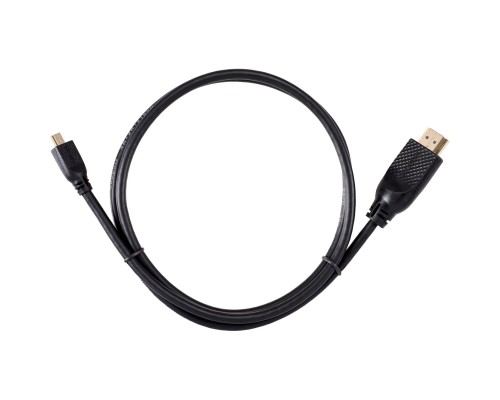 Кабель HDMI-19M --MicroHDMI-19M ver 2.0 1m VCOM CG587-1M