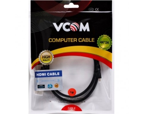 Кабель HDMI-19M --MicroHDMI-19M ver 2.0 1m VCOM CG587-1M