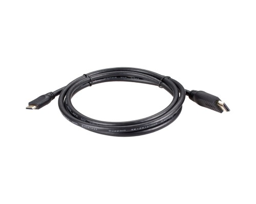 Кабель HDMI-19M --MiniHDMI-19M ver 2.0 1.5m  VCOM CG583-1.5M