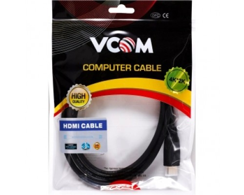 Кабель HDMI-19M --MiniHDMI-19M ver 2.0 1.8m  VCOM CG583-1.8M