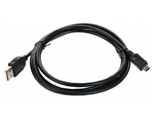 Кабель USB 2.0 A--mini-B 5P (1,8м) чёрный TELECOM TC6911BK-1.8M