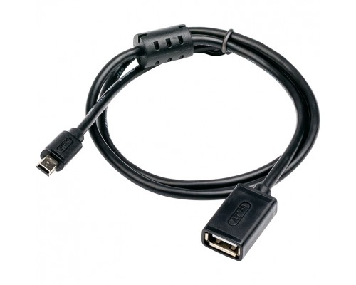 Кабель 0.8 m USB(Af) = miniUSB OTG