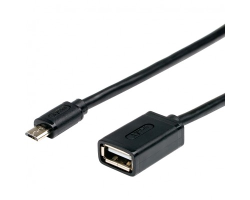 Кабель 0.8 m USB(Af) = microUSB OTG