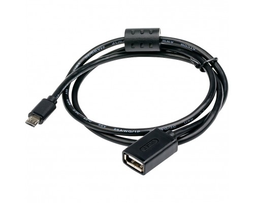 Кабель 0.8 m USB(Af) = microUSB OTG