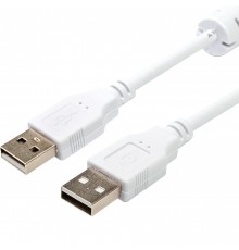 Кабель USB 1.8 m (Am = Am), белый                                                                                                                                                                                                                         