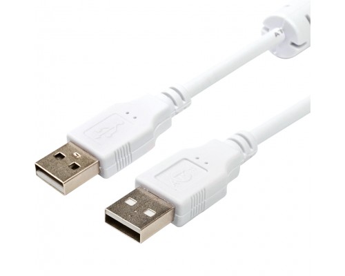 Кабель USB 1.8 m (Am = Am), белый