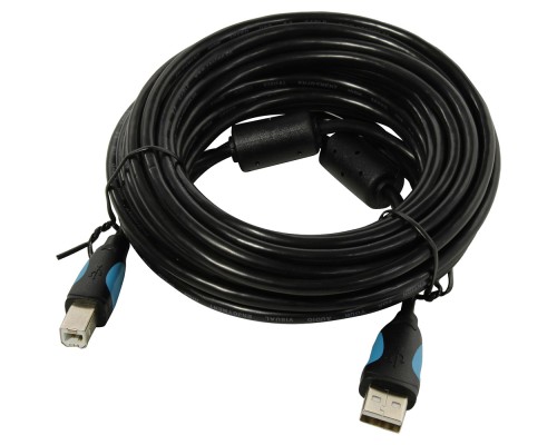 Кабель Vention USB 2.0 AM/BM  - 8м. Черный