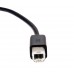 GCR Кабель 1.8m USB 2.0, AM/BM, черный, 28/28 AWG, экран, армированный, морозостойкий, GCR-UPC5M-BB2S-1.8m