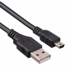 Кабель 1.5m USB AM/mini, черный, 4PH-R90118                                                                                                                                                                                                               