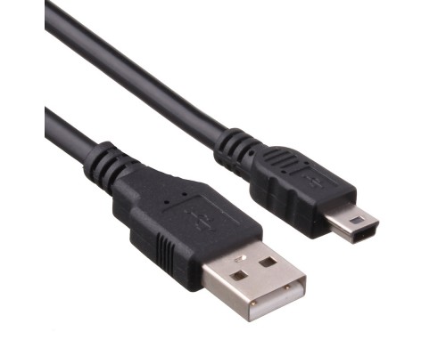 Кабель 1.5m USB AM/mini, черный, 4PH-R90118