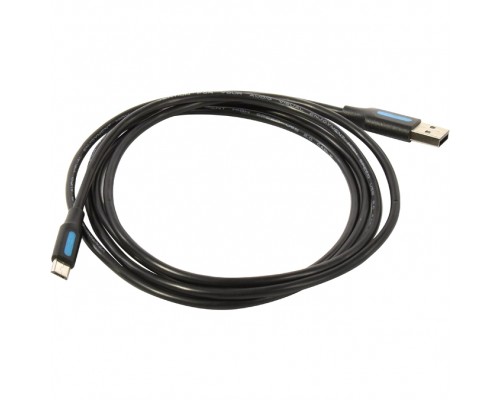 Кабель Vention USB 2.0 AM/micro B 5pin - 1.5м Черный