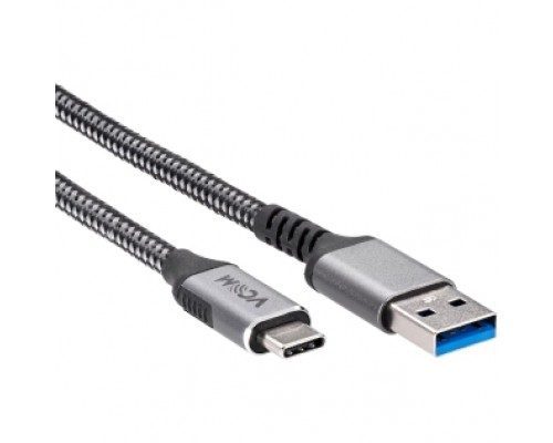 Кабель USB3.2 Gen2, AM-CM, 10Gbs, All Shell 1м VCOM CU401M-1M